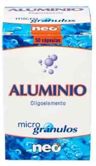 Pack de 2 - Aluminio en Microgránulos de Liberación Prolongada y Alta Absorción (50 Cápsulas) – Neo Suplemento de Oligoterapia Natural – Lote de 100 Uds