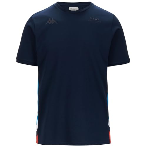 T-Shirt Kappa Alpine F1 Bleu Marine 3XL pour Supporter l'Écurie de Course