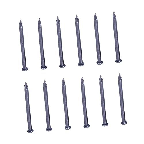 STOBAZA Special Cement Nails 50pcs 2.5inch Carbon Steel Wall Nails Point Tip for Modern Construction