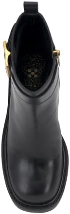Vince Camuto Women's Bembonie Stacked Heel Bootie Ankle Boot, Black, 7 | Image 4