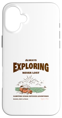Always Exploring Campfire Ocean Outdoor (�r�[�`���C�t�O���t�B�b�N) �X�}�z�P�[�X iPhone 16 Plus �p