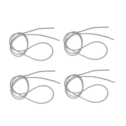 4Pcs Flat Rhinestone Decorative Shoe Laces Chic Accessories for Casual and Sports Shoes Stylish and Durable Fashionable Ties Design