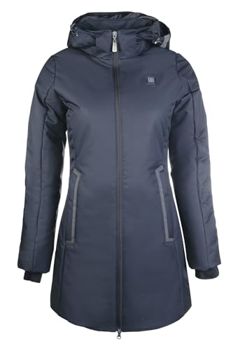 Veste de chauffage HKM Elegant Style haut de gamme bleu foncé pour femme