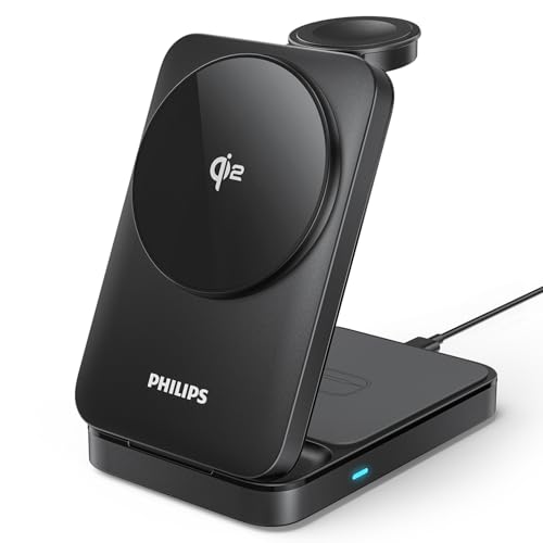 PHILIPS ワイヤレス充電器 ホワイト Amazon.co.jp: Philips (フィリップス) 3-in-1ワイヤレス充電器 Qi2