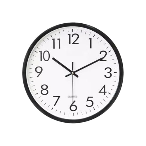 Horloge pour mur de salon au design moderne et épuré