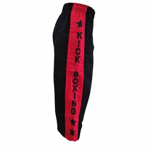 Calca Treino Kickboxing Brim Infantil e Adulto - Preta - Ariran (A5 - até2,00m)