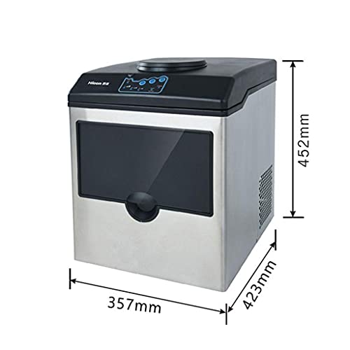 Eiswürfelbereiter Eismaschine mit LED-Anzeige, 2in1 Wasserspender Eingebauter Eiswürfelbereiter Maschine Arbeitsplatte… – Bild 8