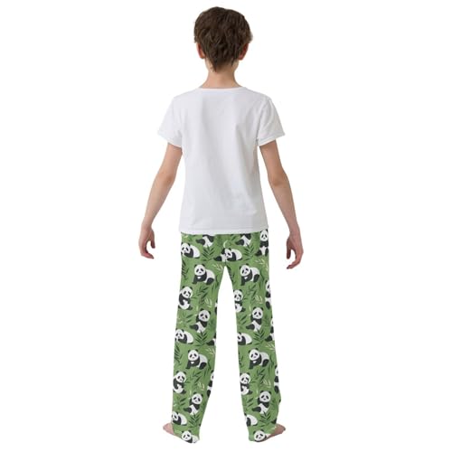 Pajama Bottoms, Cute Big Panda Sleeping Pant Lounge Wear Pajamas Long Pants Sleepwear Pjs3