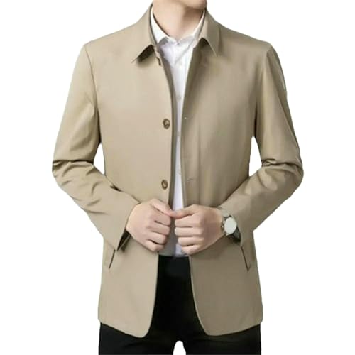 Vestes coupe-vent décontractées pour homme blouson mi-saison léger