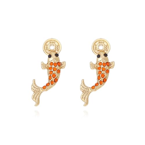 Boucles d'oreilles carpe bohème idéales pour vos tenues d'été
