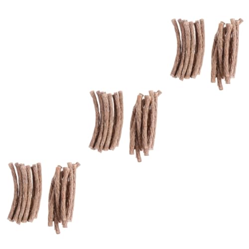 YARNOW 3sets Fire Camping Hiking Rope Wick Fire Starter for Easy Lighting on The Go 20pcs*3