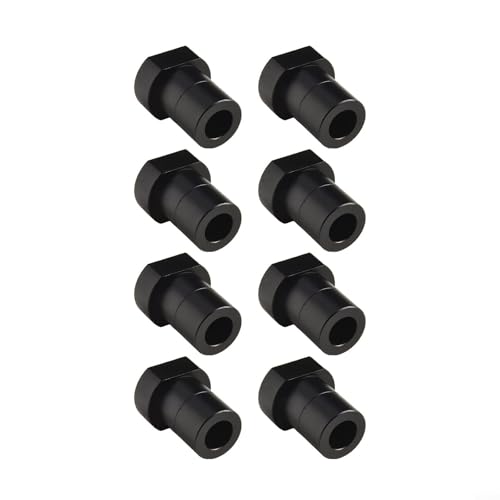 Hundeschelle aus Aluminiumlegierung, 8 Stück, maßgeschneidert für effiziente Holzarbeiten und Projektausführung, 20 mm, Schwarz
