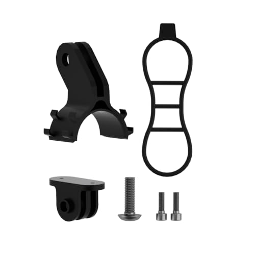 Bicycle Mount for Gopor Cycling Action Camera Install Base Compatible with Bike Lamp (Black)