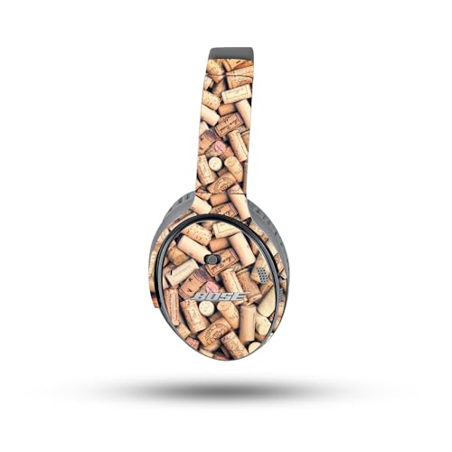 Image of MightySkins Skin Compatible with Bose QuietComfort 35 II Headphones - Corks | Protective, Durable, and Unique Vinyl Decal wrap Cover | Easy to Apply, Remove, and Change Styles