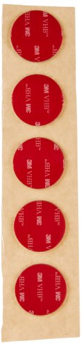 Bandes adhésives rondes Tapecase 4991 en cercles de 90 mm pour supports bruts
