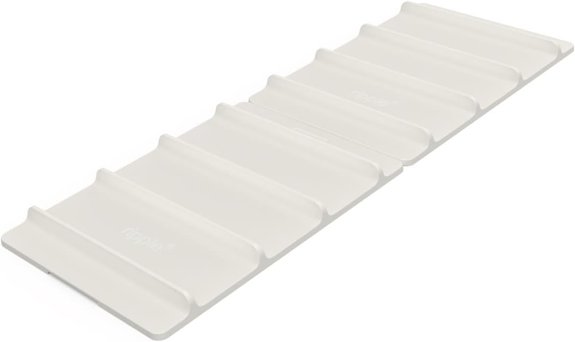 bobino Ripple Bottle Mat, Pack of 2, White