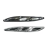 2PCS Intake Scoop Turbo Bonnet Vent Hood Air Vent Trim Cover for Buick LaCrosse 2009...