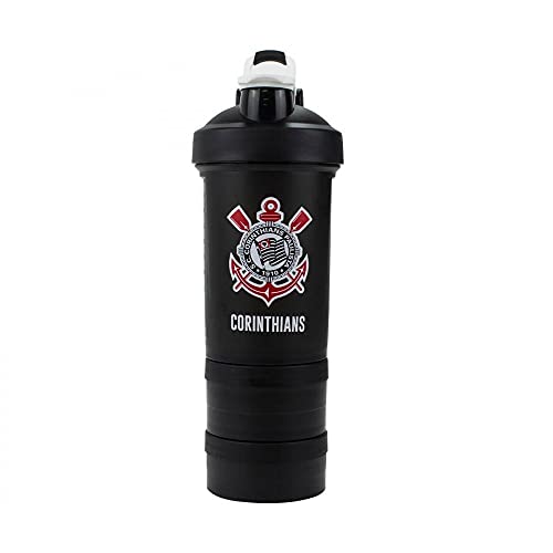 Garrafa Shakeira Com Mola Corinthians 500ml
