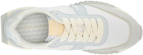 Lacoste Women's L-Spin Deluxe Sneaker, WHT/LT TRQS, 10 | Image 4