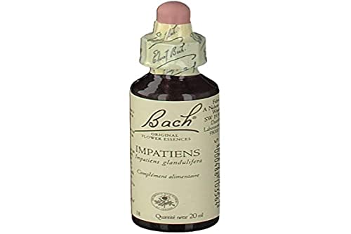 Bach - Flor de Bach Impatiens, Complemento Alimenticio, con Extracto de Flores de Impatiens, Uva de Alc 27% Vol, Ayuda a Gestionar las Emociones Cuando Se Quiere Tener Paciencia - 20 ml