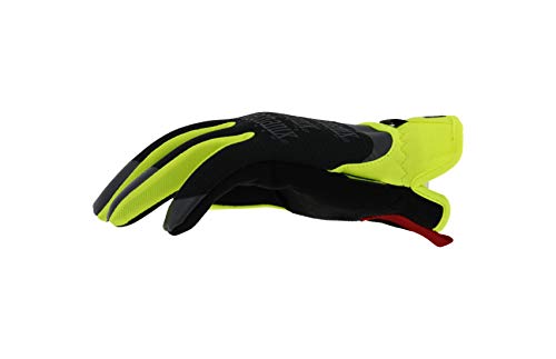 Mechanix Wear: Fastfit E5 Work Gloves (Medium, Black/Fluorescent Yellow) #TOP6