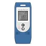 ThermElc TE-02 Pro TH Temperature Humidity Data Logger with Auto CSV & PDF Reports, Compare Multi-Devices Data, Monitor Cold & Frozen Storage with Calibration Certificate- MKT Calculation Data Logger