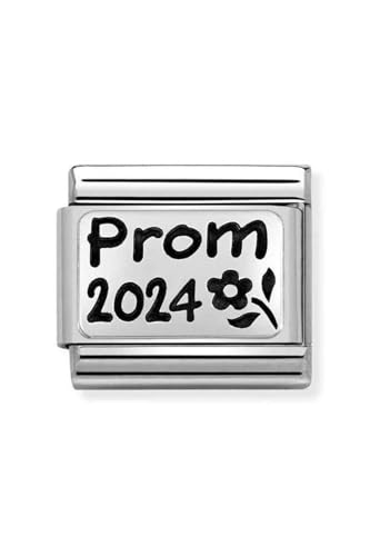 Image of Nomination Ornament NN C, Classic, Oxidized SS&Silver 925, Plates (Brides Maid) - (0.2 g) 330102/49 Brand