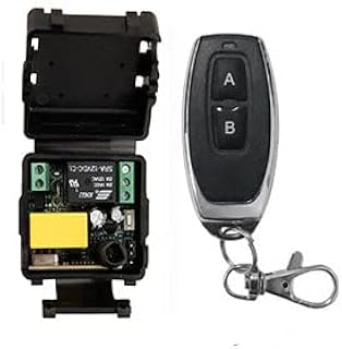 AC220V 10A 1CH 1 Channel RF 433MHz Wireless Remote Control Light Switch 10A Relay Output Radio Receiver Module + Transmiter - (Color: C)