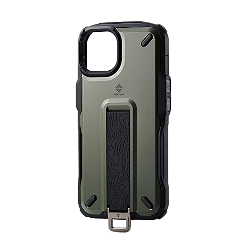 ELECOM iPhone13用ハードケース NESTOUTシリーズ 黒 iPhone 13 Pro NESTOUT Trekking ブラック - PM-A21CNESTTBK