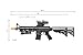 350 FPS Heavy Version M4 Airsoft Spring Rifle w/Flashlight and Red Dot Sight (Color: Black) (Short)