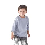 [ベルメゾン] GITA Ｔシャツ ガールズ ボーイズ 七分袖 フライス Tシャツ・カットソー ペールブルー 120