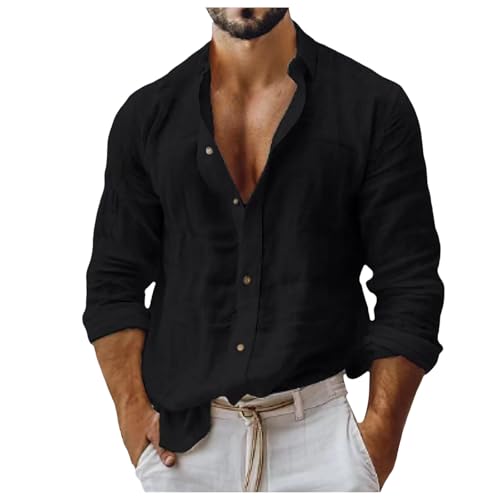 Chemise en lin homme respirante pour vos vacances d'été à la plage