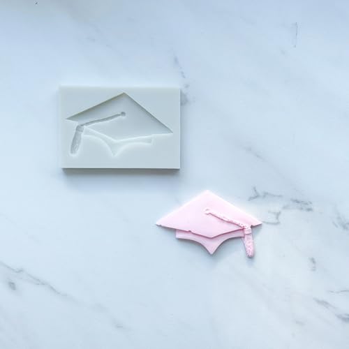 Single Grad Cap Baking Mold For Cupcakes, Cakepops, Chocolate Strawberries, Pretzels And Rice Krispies