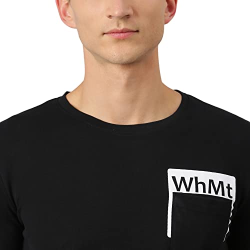 Image of Thomas Scott Men's | Solid | Half Sleeve | Slim Fit | 100% Cotton | Round Neck | Casual Tshirt