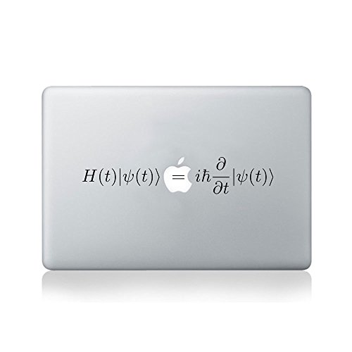 Schrodinger's Equation Macbook Sticker/Autocollant en Vinyle pour Macbook (13 Pouces et 15 Pouces)