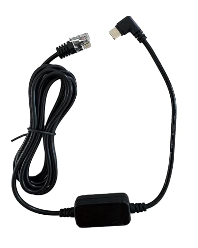 FCD TRUST 5.57ft RJ11 to USB-C Power Cord Compatible with Uniden Radar Detectors Compatible with R8w R8 R7 R4w R4 R3 DFR9 DFR8 DFR7 Replacement for Uniden Power Cord