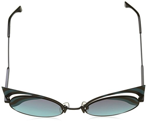 Fendi Women's Hyposhine Sunglasses, Turquoise/Blue Aqua, One Size #TOP3