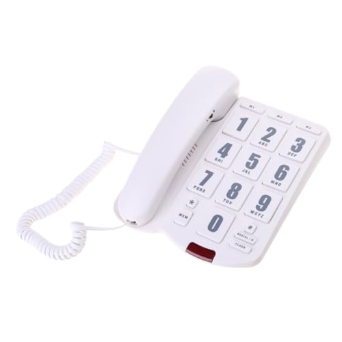 Téléphone fixe à gros boutons senior pour malentendants - 7