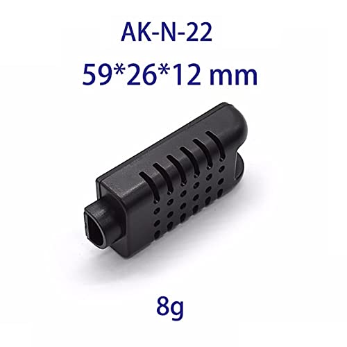 AK-N-22 Mini Plastik Sensör Kutusu Elektronik Devre Kutusu Siyah