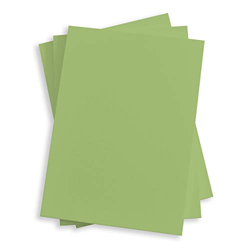 Olive Green Flat Card - A6 Gmund Colors Matt 4 1/2 x 6 1/4 111C, 25 Pack