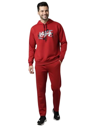 Image of Mack Jonney Graphic Print Track Suit for men | Co-ord Set | Warm Fleece Tracksuit Set | Full Sleeve Sweatshirt