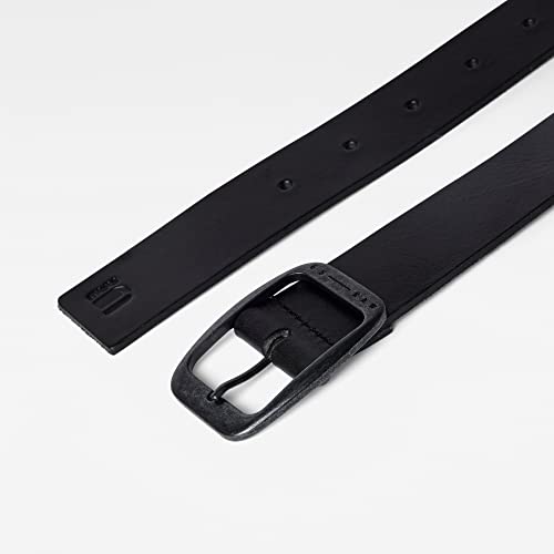 G-STAR Uomo Mett Belt, Nero (Black/Black Metal D18743-C579-2805), 120 - 2