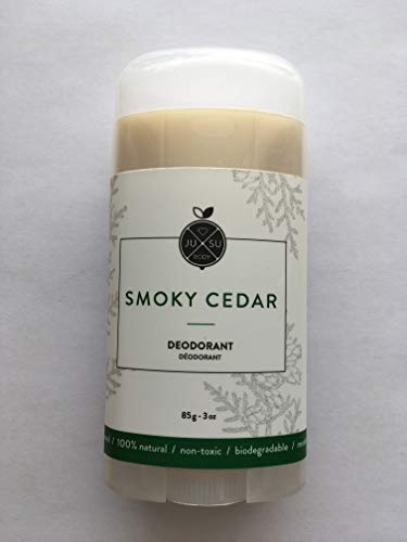 JUSU Body Smoky Cedar Deodorant - 100% Natural - 3 oz
