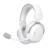 ATTACK SHARK L30PRO ワイヤレスゲーミングヘッドセット 7.1chサラウンド音声 有線/Bluetooth/2.4G（20ms低遅延）3モード接続 Lightspeedワイヤレス技術搭載 50mmバイオダイアフラムドライバー 360°AIノイズキャンセリング・着脱式マイク 超軽量アルミニウムフレーム 1100mAh長寿命バッテリー 専用EQ調整ソフト PCなど対応 ホワイト
