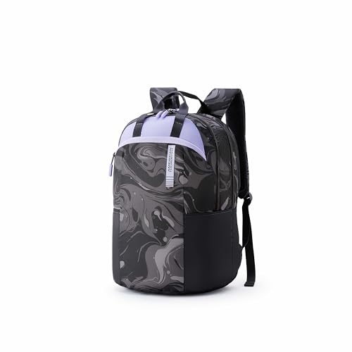 Image of American Tourister Fleek | 32 Ltrs | 2 Compartments | Bottle Pocket | Ergonomic Padded Back Panel & Shoulder Straps | High School Backpack | 1 Year International Warranty | Black