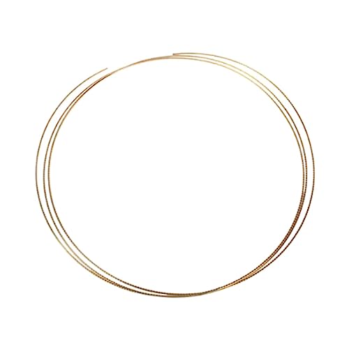 HEMOTON Long-lasting 1.5mm Guitar Fretwire 8ft Golden Brass Suited for Box Guitar Fret Wire