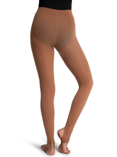 Image of Capezio womens Ultra Soft Self Knit Waistband Stirrup TightTight