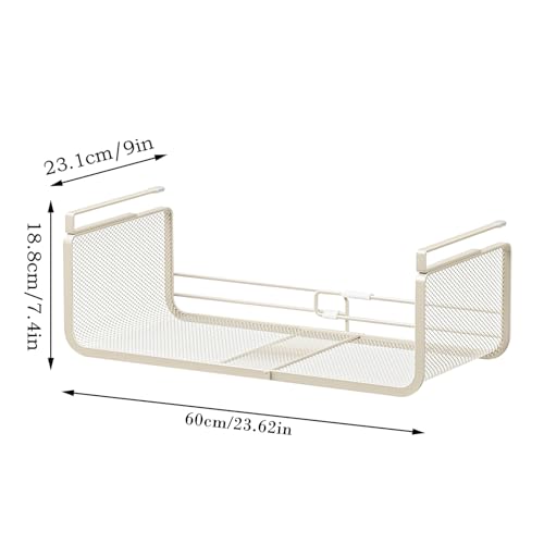 Cesta para debajo del estante con diseño resistente de alta durabilidad 6
