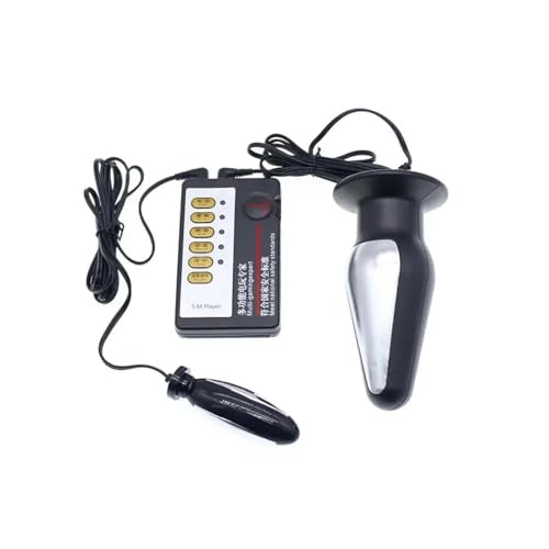 Plug anal électrostatique et vaginal pour stimulations BDSM