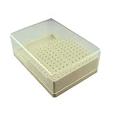 Dental FG RA Station de support de bloc de fraises avec couvercle en plastique 168 trous t...